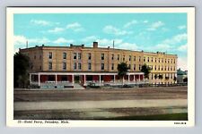 Petoskey MI-Michigan, Hotel Perry, Advertising, Antique, Vintage Postcard picture