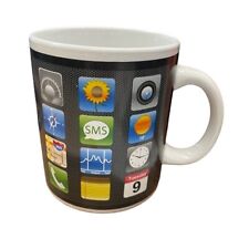 Huge 32oz Y2K iPhone Apps Ceramic White Mug picture