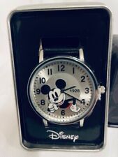 NEW-Mickey Mouse Wrist Watch, New black straps, classic 1928 brand picture