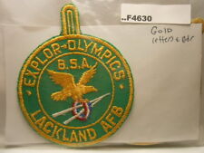 LACKLAND A.F.B. EXPLOR-OLYMPICS GOLD LETTERS & BDR F4630 picture