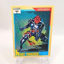 1991 Marvel Universe Super Heroes Comic Trading Card Night #22 Thrasher picture