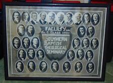 Southern Theological  Baptist 1921 Seminary Graduating Class Photograph picture