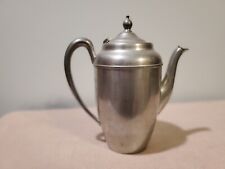 Crescent pewter coffee pot pitcher                  picture