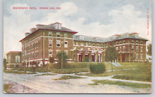 Postcard Winona Lake, Indiana, Westminster Hotel Divided Back A604 picture