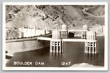 RPPC - Boulder Dam, Top and Upstream Side - circa 1940s, Unposted, EKC (E4) picture