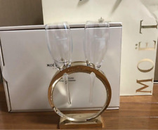 Moët & Chandon Limited Champagne Pair Glass & Ring Holder Set with Box picture