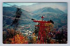 Gatlinburg TN- Tennessee, SkyLift, Antique, Vintage c1956 Souvenir Postcard picture