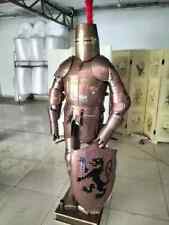 Medieval Copper Antique Suit Of Armor Crusader Combat Full Body Armor Costume picture