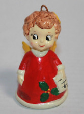 Vintage Red Angel Christmas Ornament Japan picture