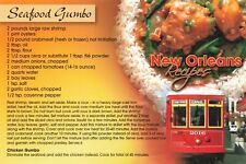 Postcard Recipes Seafood Gumbo New Orleans Louisiana Cajun The Big Easy Cook picture