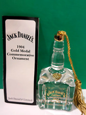 JACK DANIELS 1904 GOLD MEDAL ORNAMENT -- St. Louis Worlds Fair -- NEW in BOX COA picture