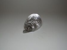 Clear Glass Hedgehog MCM Miniature Paperweight / Figurine Pilgrim Glass? picture