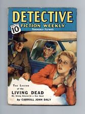 Detective Fiction Weekly Pulp Apr 24 1937 Vol. 110 #3 FR/GD 1.5 picture