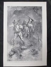 1899 Spanish American War - Heroic Stand, Col. Theodore Roosevelt & Rough Riders picture