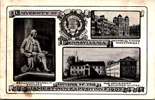 University of Pennsylvania Jamestown Expostion 1907 Postcard picture