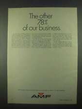 1967 AMF Products Ad - Other 78% of Our Business picture
