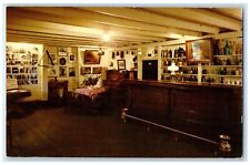 c1960's Bar Room California's 1st Theater State Historical Monterey CA Postcard picture