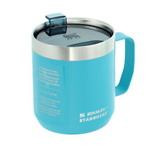 Starbucks Stanley Coffee Mug Cup, Stainless Steel Vacuum Camp Cup,  12 oz. Blue picture