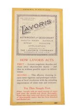 c1942 Lavoris Brochure Tooth Chart Directions 1st 2nd Dentition Information A1 picture