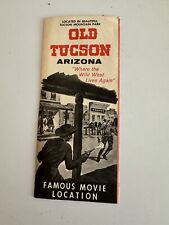 VTG 1960s 1970s Old Tuscon Arizona Tourist Travel Brochure  picture