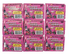 1986 Transformers Stickers 9 Packs Diamond Publishing Hasbro Unopened - 7/pack picture