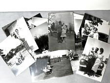 Antique 1940's Selection of 27 Various Candid Black & White Photos of People picture