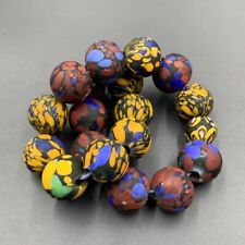 Beautiful Vintage Glass Beads. Collectible Glass Beads, Awesome Texture picture