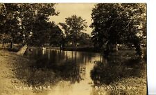 Lewis Lake, Brookfield, Mo. Missouri AZO Real Photo Postcard picture
