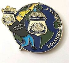 FEDERAL AIR MARSHAL FAM 5 YR SERVICE LIVING DREAM PLANE CHALLENGE COIN POLICE  picture