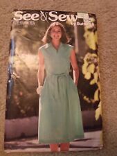 VINTAGE SEWING PATTERN SEW BUTTERICK 5754 WOMENS LADIES DRESS SIZE 16 picture