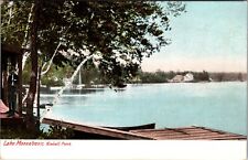 Post Card Lake Massabesic Kimball Point Manchester Mass. c:1901-1907 picture