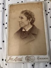 Antique Chicago Cabinet Card Photo Comedian James M. Martin picture
