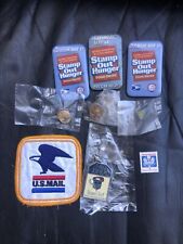 Vintage Postal Service Pins - Safety Awards Buttons Patch Stamp - Post Office picture