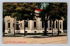 Goshen IN-Indiana, Post Office Building, Antique Vintage Souvenir Postcard picture