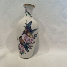 Beautiful Lenox Vase 'Gift of Love' Bird Bud Vase Floral Limited Edition 7