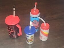 Vtg Hardee's Taco John's Godfathers Pizza Wendys Travel Cup Lot Advertising picture