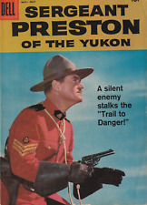 SERGEANT PRESTON OF THE YUKON #27  PHOTO COVER   DELL  SILVER-AGE  1958  NICE picture