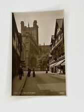 Postcard Chester Cathedral 3782 Real Photo RPPC By Judges England Street Scene  picture