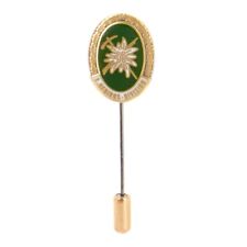 Gebirgsjager Division Edelweiss Stick Pin Badge - Repro WW2 Mountain Jager Badge picture