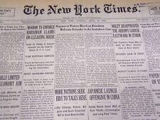 1933 APRIL 11 NEW YORK TIMES - NEGROES MARCH ON BROADWAY - NT 3852 picture