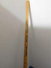 Vintage Wood Yardstick Weber Bros. Teutopolis ILL Frigidaire Brothers To Build  picture