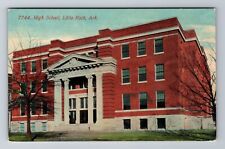 Little Rock AR-Arkansas, High School Building, Antique Vintage Souvenir Postcard picture