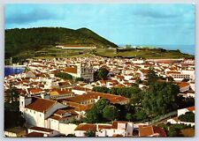 Azores Ilha Terceira, Partial View of Angra do Heroismo, Chrome Unposted, 6 x 4 picture