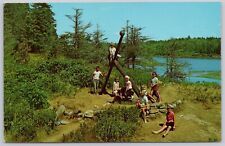 Phippsburg Maine Vintage Postcard Hermit Island Camp Grounds picture