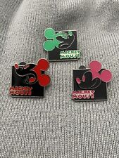 3 Classic Mickey Mouse Disney Parks trading pins picture