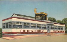 Postcard Pennsylvania Langhorne Golden Arrow diner 1930s occupation 23-11102 picture