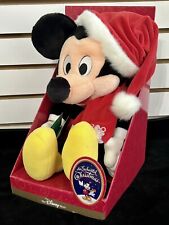 Vintage Disney Mickey Mouse Large 20” Plush Christmas 1998 NWT picture