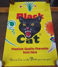 Rare New Black Cat Fireworks Poster 21”x31” picture