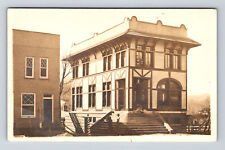 RPPC Beautiful 2 Story Building Home? Real Photo Postcard picture