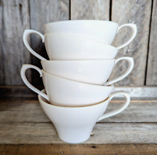 5 Vintage White Melamine Cups/Mugs-Lenox Ware-Approx. 8 oz.  Capacity - Picnics picture